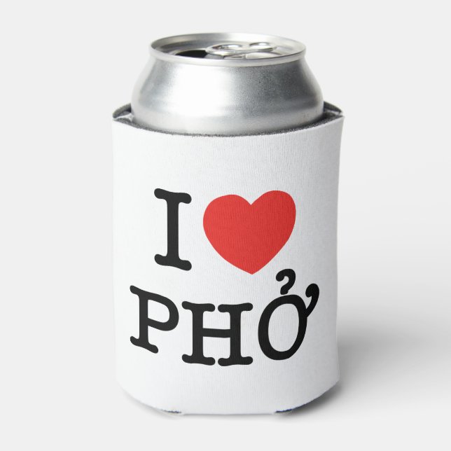 Enfriador De Latas I Heart (Love) Pho (Lata Anverso)