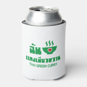 Enfriador De Latas I Heart (Love) Thai Green Curry