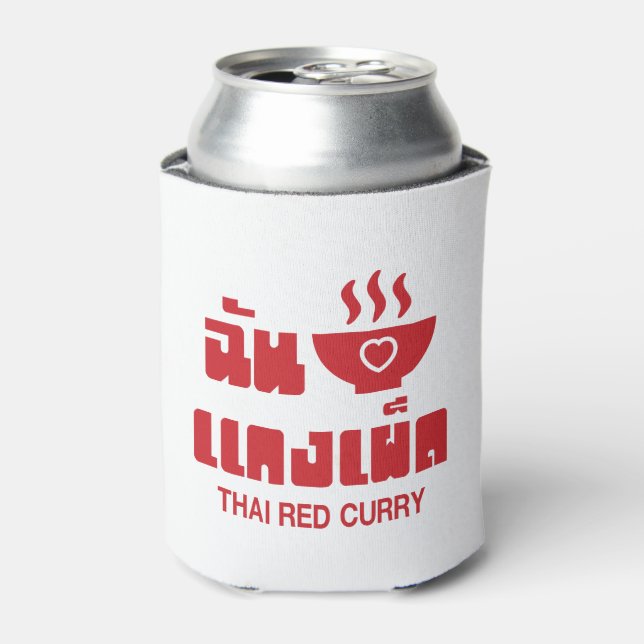 Enfriador De Latas I Heart (Love) Thai Red Curry (Lata Anverso)