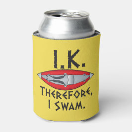 Enfriador De Latas I.K. Por lo tanto, Swam Funny Kayak