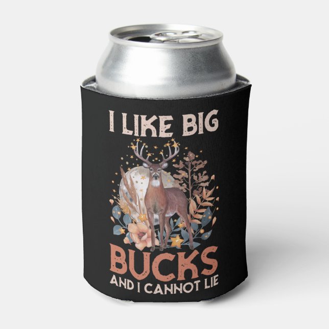 Enfriador De Latas I like big bucks and I cannot lie - hunting (Lata Anverso)