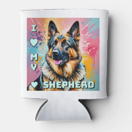 Enfriador De Latas I love my German Shepherd
