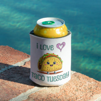 Enfriador De Latas I Love Taco Tuesday