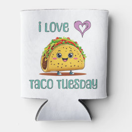 Enfriador De Latas I Love Taco Tuesday
