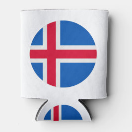 Enfriador De Latas Iceland Flag