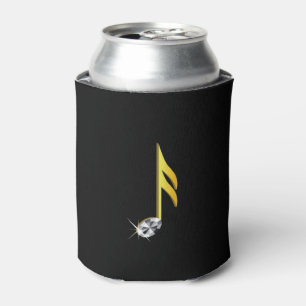 Enfriador De Latas Icono de oro de una nota musical 1/16