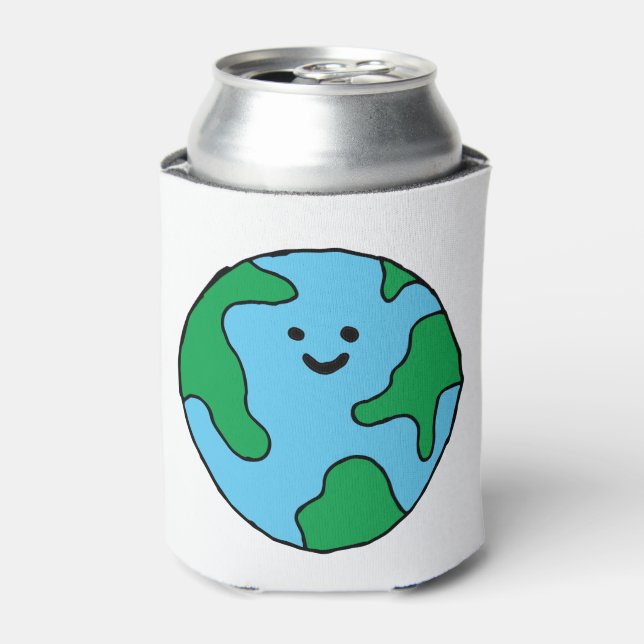 Enfriador De Latas Icono Ecofriendly Happy Earth Clipart Ecofrie (Lata Anverso)