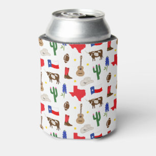 Enfriador De Latas Iconos de Texas