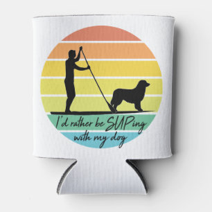 Enfriador De Latas I'd Rather Be SUPing With My Dog SUP