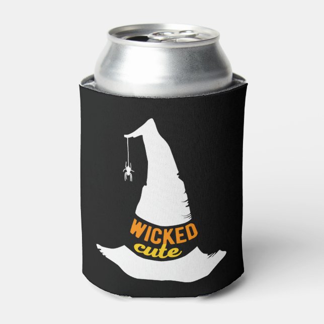 Enfriador De Latas Ideas de disfraces malvadas de Halloween (Lata Anverso)