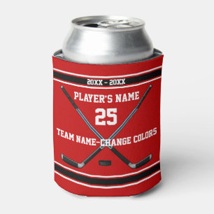 Enfriador De Latas Ideas personalizadas de regalo de hockey para juga