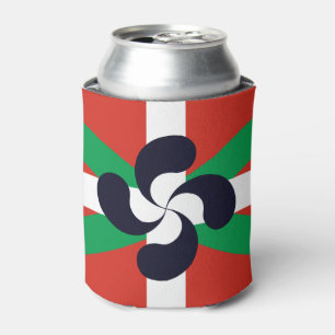 Enfriador De Latas Ikurrina con el símbolo de Lauburu