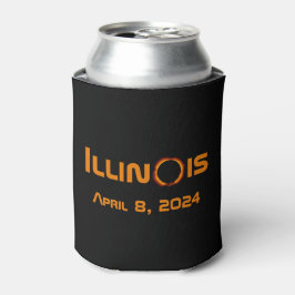 Enfriador De Latas Illinois 2024 Eclipse Solar Total
