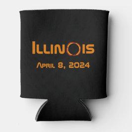 Enfriador De Latas Illinois 2024 Eclipse Solar Total