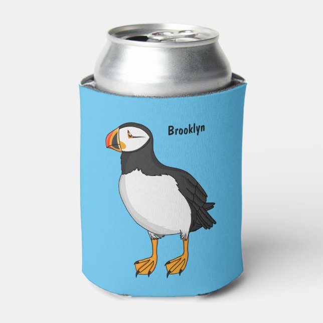 Enfriador De Latas Ilustracion atlántico (Lata Anverso)