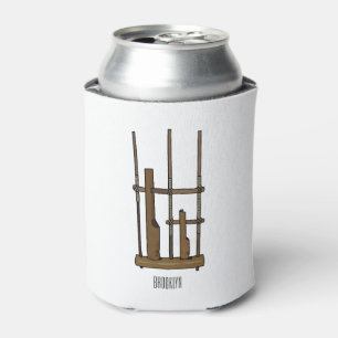 Enfriador De Latas Ilustracion de Angklung personalizado