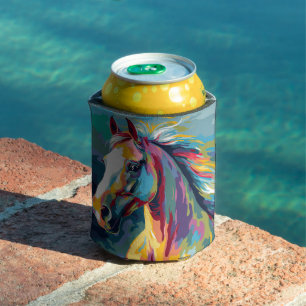 Enfriador De Latas Ilustracion de Cabeza de Cabeza de Cabeza de Cabal