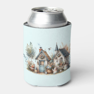 Enfriador De Latas Ilustración de Cottage Haven Floral Homes