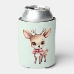 Enfriador De Latas Ilustración de dibujos animados de ciervo bebé lin