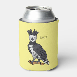 Enfriador De Latas Ilustracion de Harpy Eagle personalizado