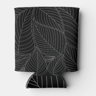 Enfriador De Latas Ilustracion de hojas: Patrón de jardín formal