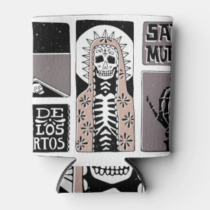 Enfriador De Latas Ilustracion de libros de historietas de Santa Muer