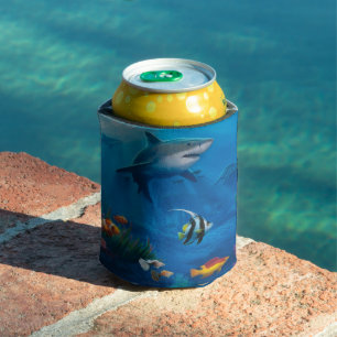 Enfriador De Latas Ilustracion de los peces