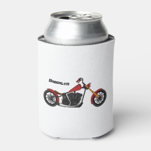 Enfriador De Latas Ilustracion de motocicleta estilo helicóptero