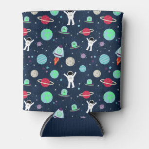 Enfriador De Latas Ilustración de patrón espacial