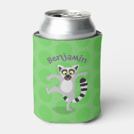 Enfriador De Latas Ilustracion de personalizado bailador de lémur de 