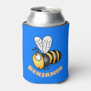 Enfriador De Latas Ilustracion de personalizado de abejas alegres