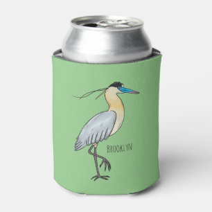 Enfriador De Latas Ilustracion de personalizado de aves de garza