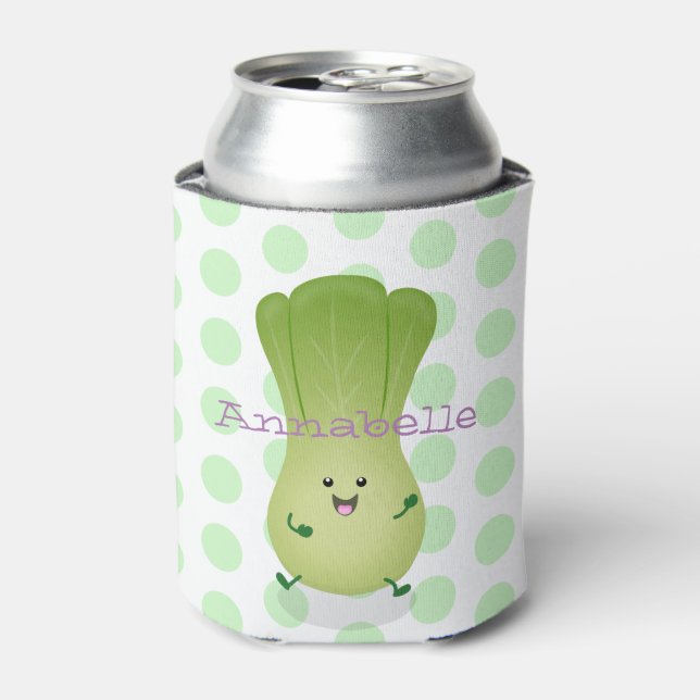 Enfriador De Latas Ilustracion de personalizado de bebé choy (Lata Anverso)