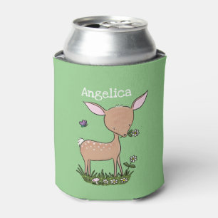 Enfriador De Latas Ilustracion de personalizado de bebe de ciervo