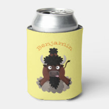 Ilustracion de personalizado de bisontes búfalos d