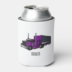 Enfriador De Latas Ilustracion de personalizado de camiones semirremo