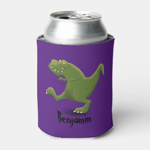 Enfriador De Latas Ilustracion de personalizado de dinosaurios divert