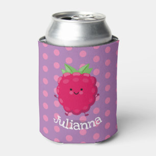Enfriador De Latas Ilustracion de personalizado de frambuesa alegre