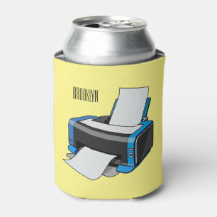 Enfriador De Latas Ilustracion de personalizado de impresora