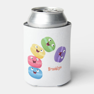 Enfriador De Latas Ilustracion de personalizado de macarons graciosos