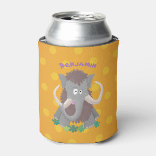 Enfriador De Latas Ilustracion de personalizado de mamut bobo gracios