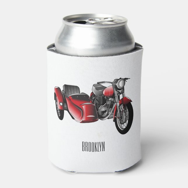 Enfriador De Latas Ilustracion de personalizado de motocicletas Sidec (Lata Anverso)