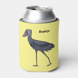 Enfriador De Latas Ilustracion de personalizado de pájaro Shoebill