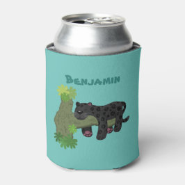 Enfriador De Latas Ilustracion de personalizado de pantera negra de j