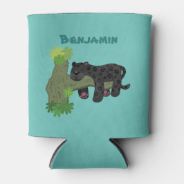 Enfriador De Latas Ilustracion de personalizado de pantera negra de j