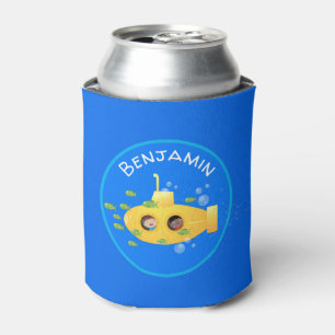 Enfriador De Latas Ilustracion de personalizado de pescado submarino 