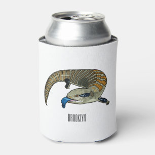 Enfriador De Latas Ilustracion de personalizado de piel de tono azul