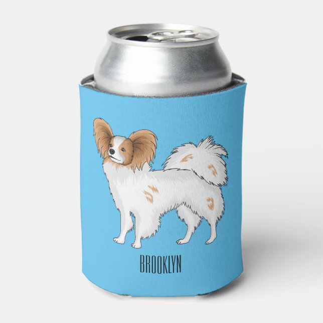 Enfriador De Latas Ilustracion de personalizado papillon (Lata Anverso)