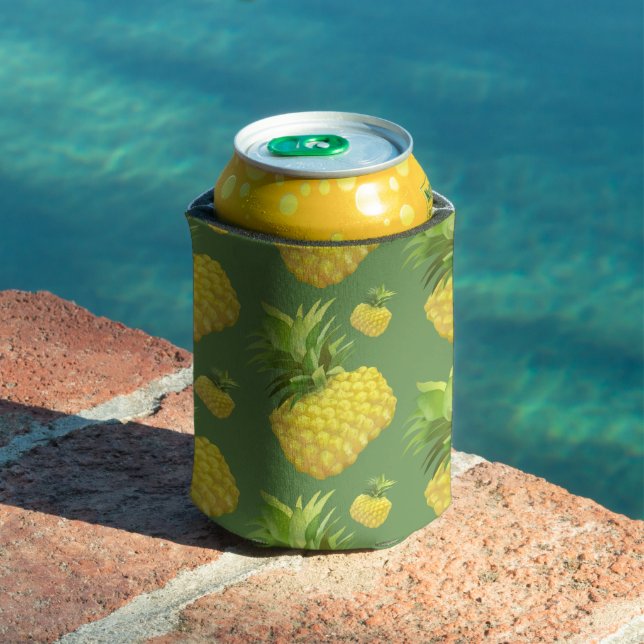 Enfriador De Latas Ilustracion de piña (Piscina in situ)