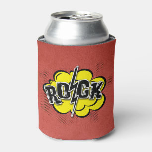 Enfriador De Latas Ilustracion de rock de estilo cómico